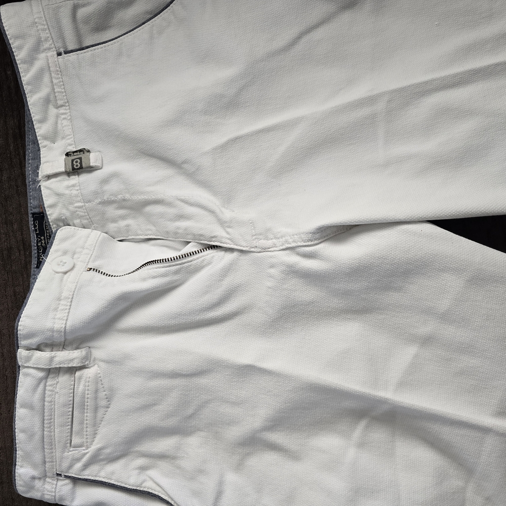 White Casual Pants
